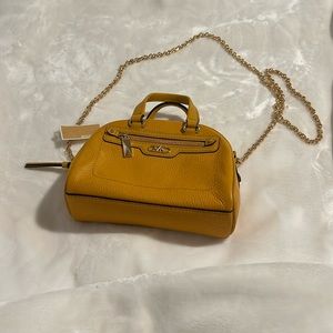 NWT mustard colored Michael Kors purse
